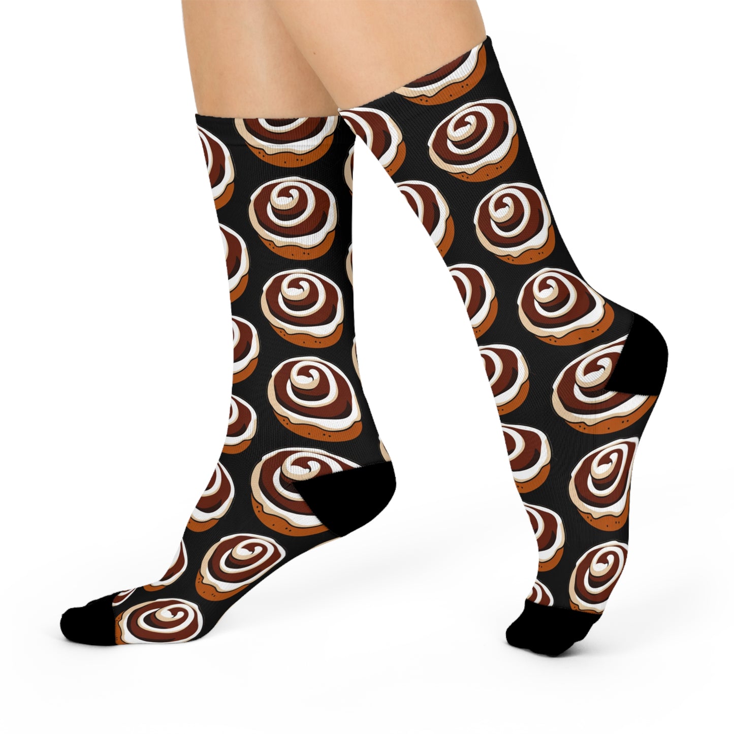 Cinnamon Buns Cushioned Crew Socks