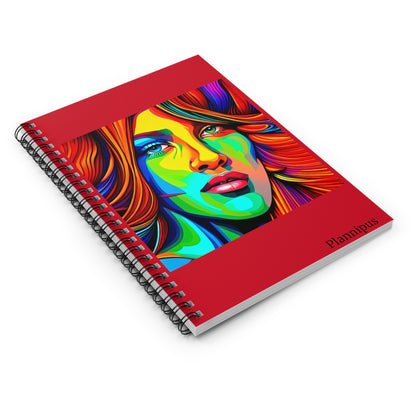 Face Spiral Notebook - Ruled Line