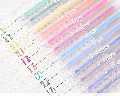 Notepad Color Gel Pens