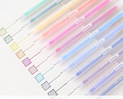 Notepad Color Gel Pens