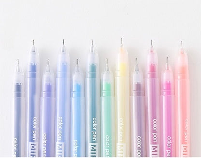 Notepad Color Gel Pens