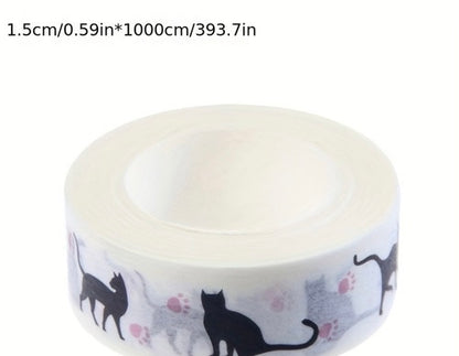 Washi Tape Black Cats