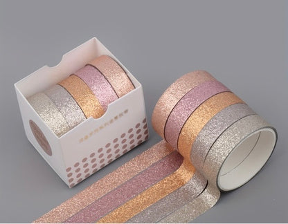 Washi tape Glitter 5  Pack