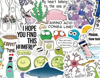 Funny Biological Science stickers