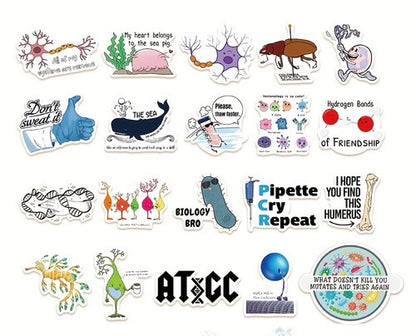 Funny Biological Science stickers