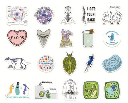 Funny Biological Science stickers