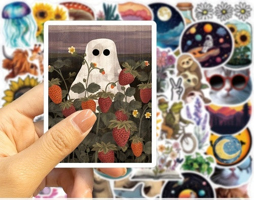 Boho aesthetic stickers