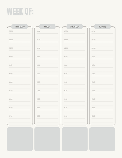 Weekly Planner